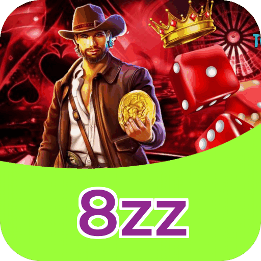Interface do aplicativo 8zz mostrando jogos disponíveis no iOS e Android